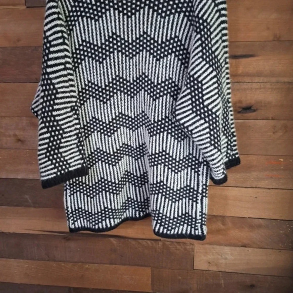 Gap Chevron Open Wool Knit Cardigan w/ Alpaca SZ Large - Picture 9 of 9